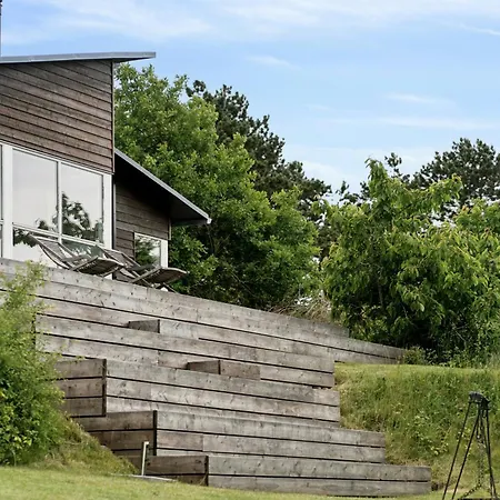 With Sea View On Helgenaes Casa de Férias Knebel